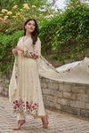 Aarisha By Nsf Chanderi Silk Top With Bottom Dupatta Online Wholesale